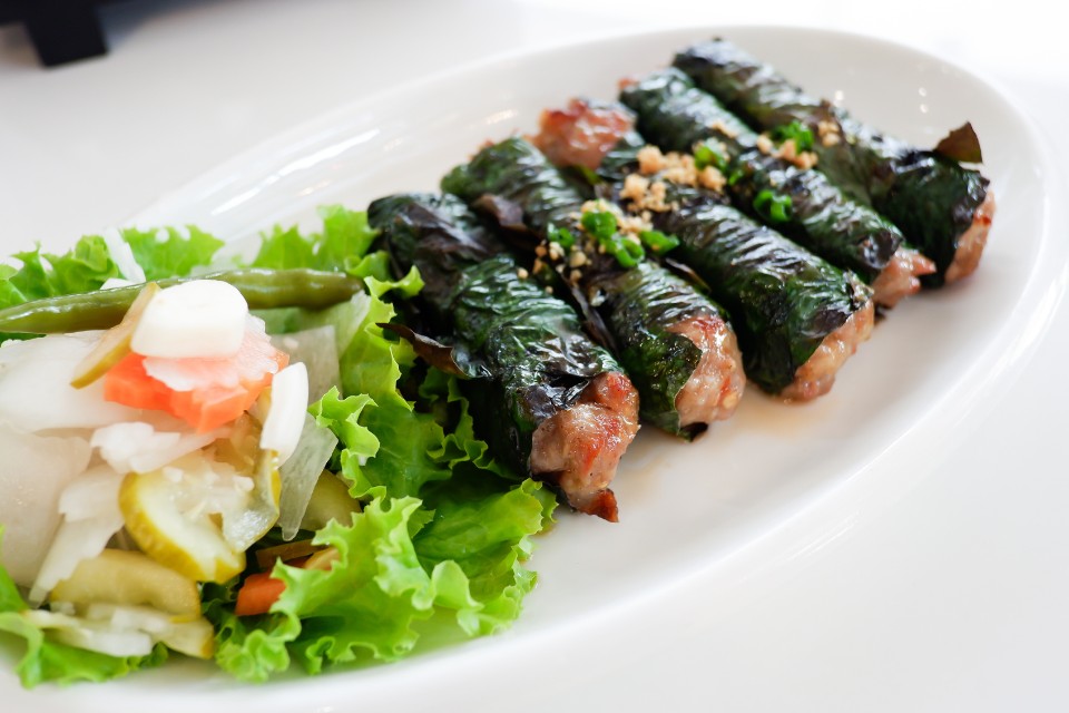 Beef Wrapped in Betel Leaf