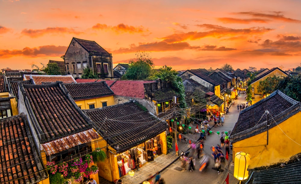 a scene Hoi An Vietnam