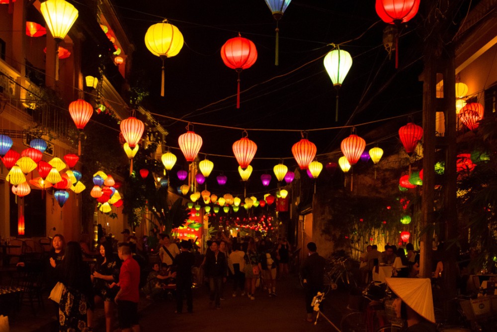 Hoi An lantern-lit streets at night