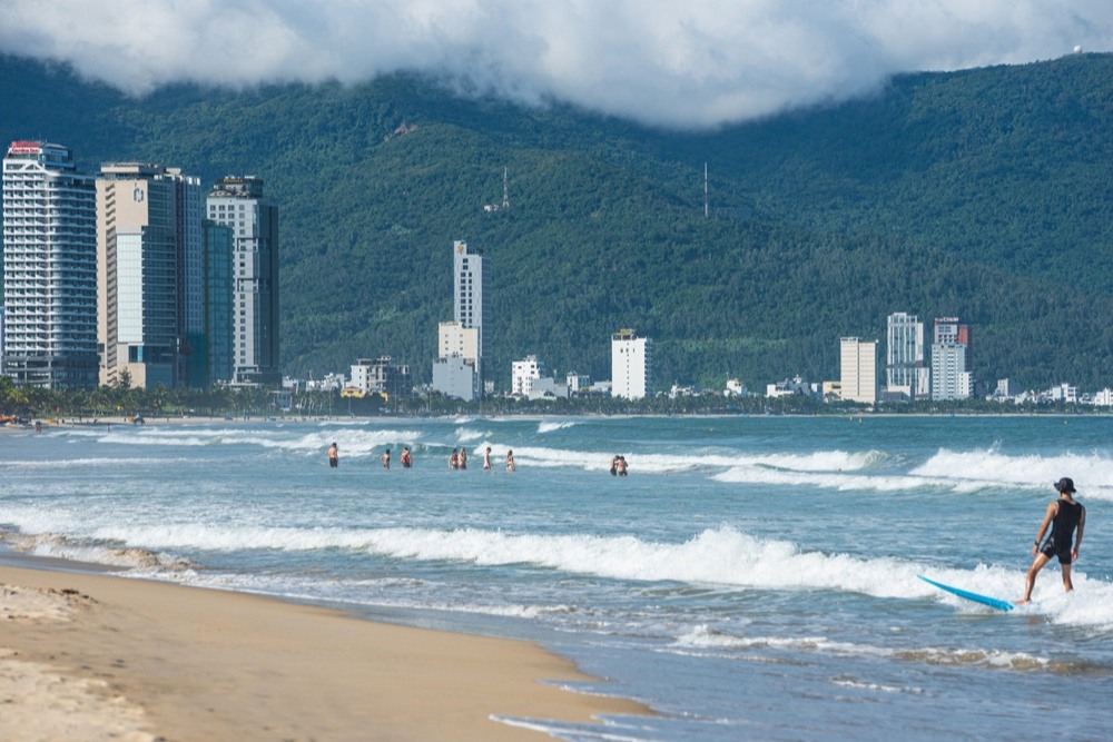 My Khe beach in Da Nang, Vietnam