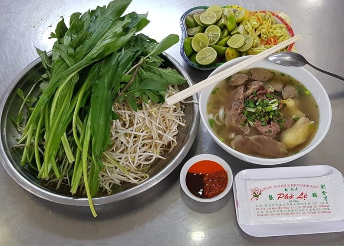 Pho Nam Vien in Pho Le in Nguyen Trai, Ho Chi Minh City