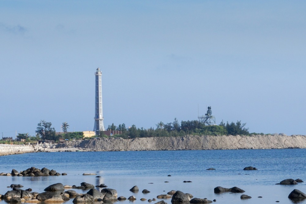 a lighthouse on Ly Son Island